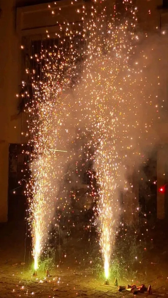 Fireworks fountain — professional event display