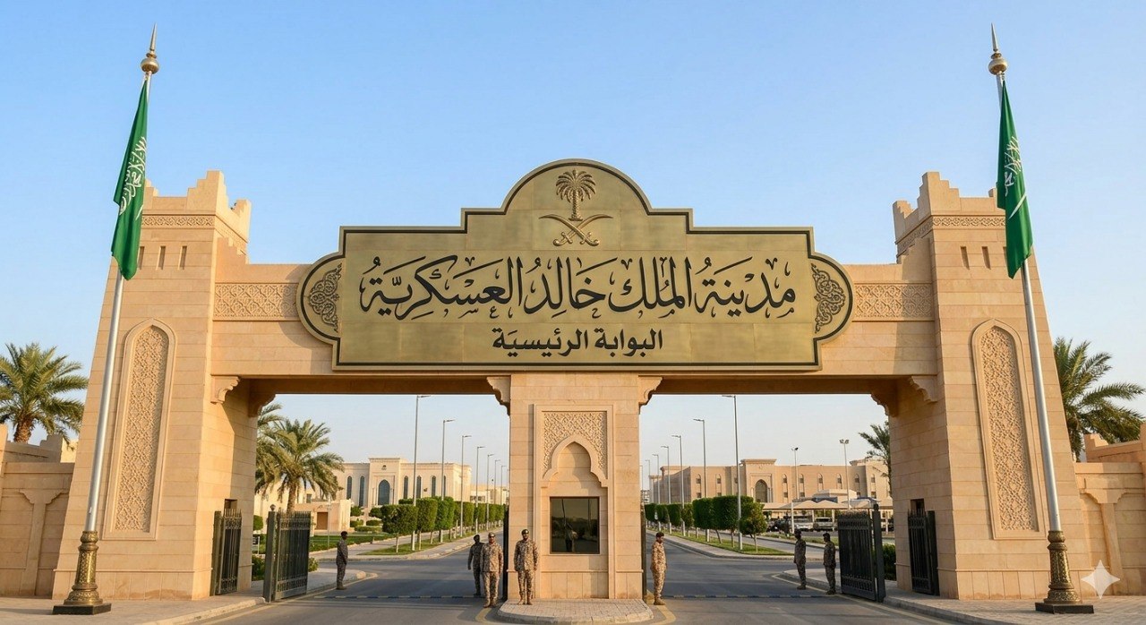 شعار مدينة الملك خالد العسكرية